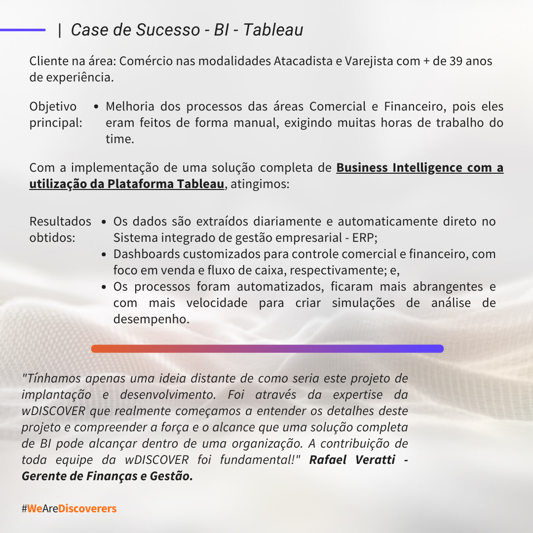 Descubra como o GRUPO VRA melhorou a sua performance nos setores Comercial e Financeiro!