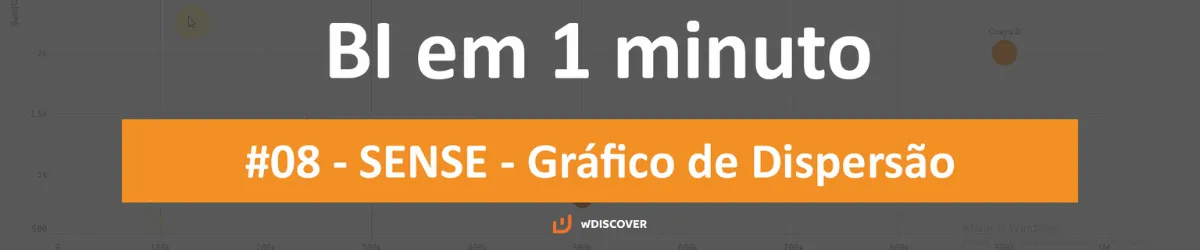 #08 - SENSE - Gráfico de Dispersão | BI em 1 minuto