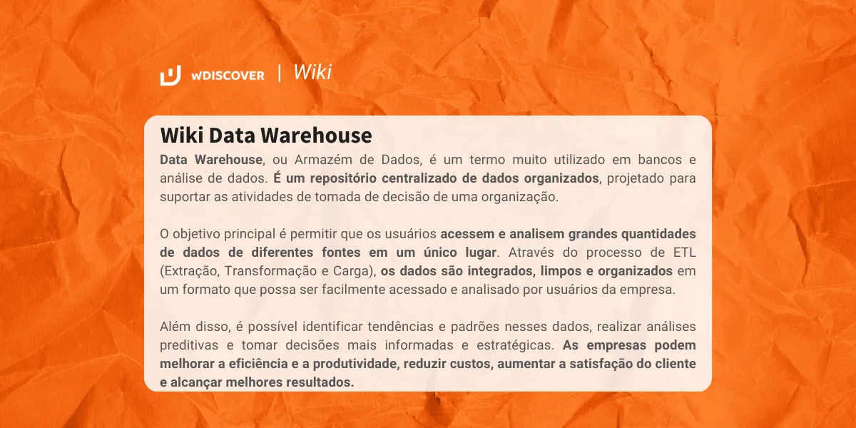 Wiki Data Warehouse 
