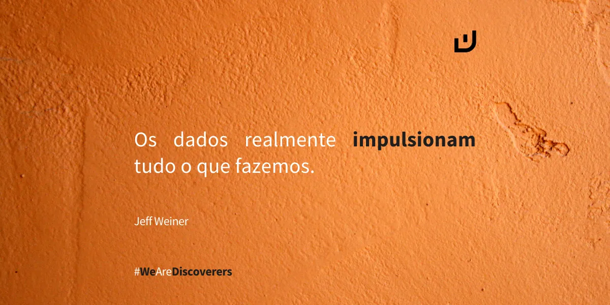 Frase Jeff Weiner | " Os dados realmente impulsionam tudo o que ...