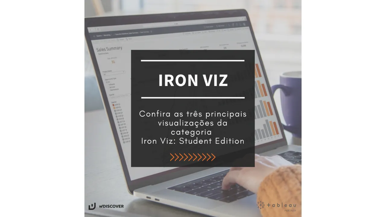 3 principais visualizações da categoria Iron Viz: Student Edition