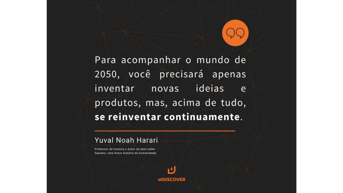 Frase Yuval Noah Harari | “Para acompanhar o mundo de 2050 ...
