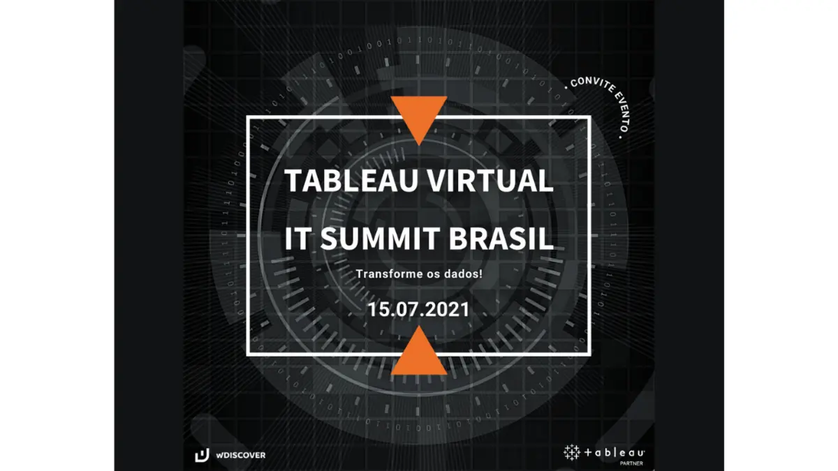 Convite evento Tableau Virtual IT Summit Brasil