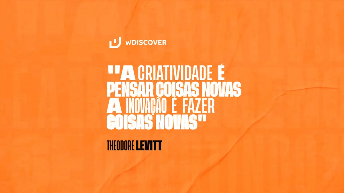 Frase Theodore Levitt | "A criatividade é pensar coisas novas ...