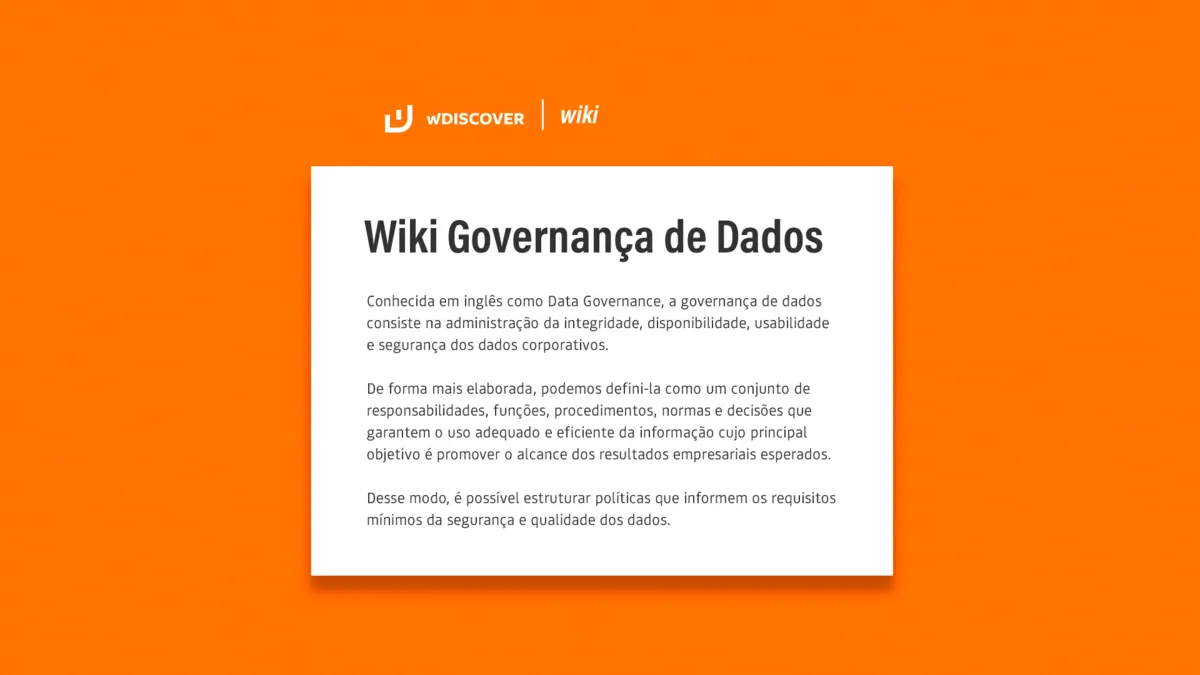 Wiki Governança de Dados